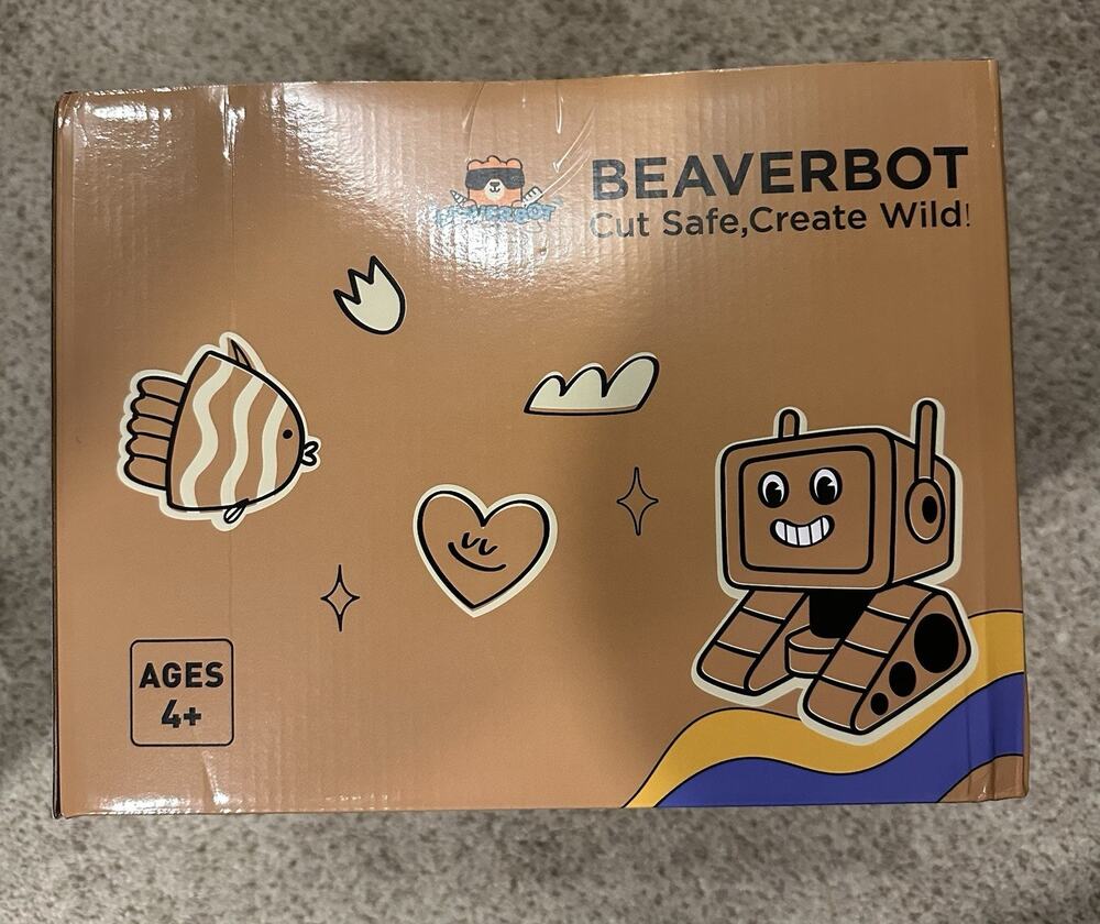 BEAVERBOT Cardboard Cutter for Kids DIY Paper Cutting Construction Tool Kit Safe